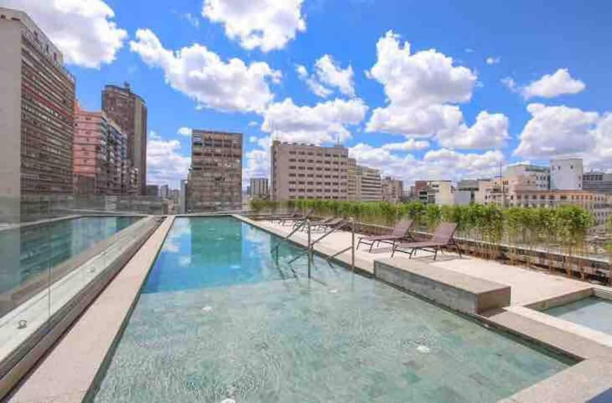 Studio Charmoso Com Terraco E Vista! Sao Paulo Dış mekan fotoğraf