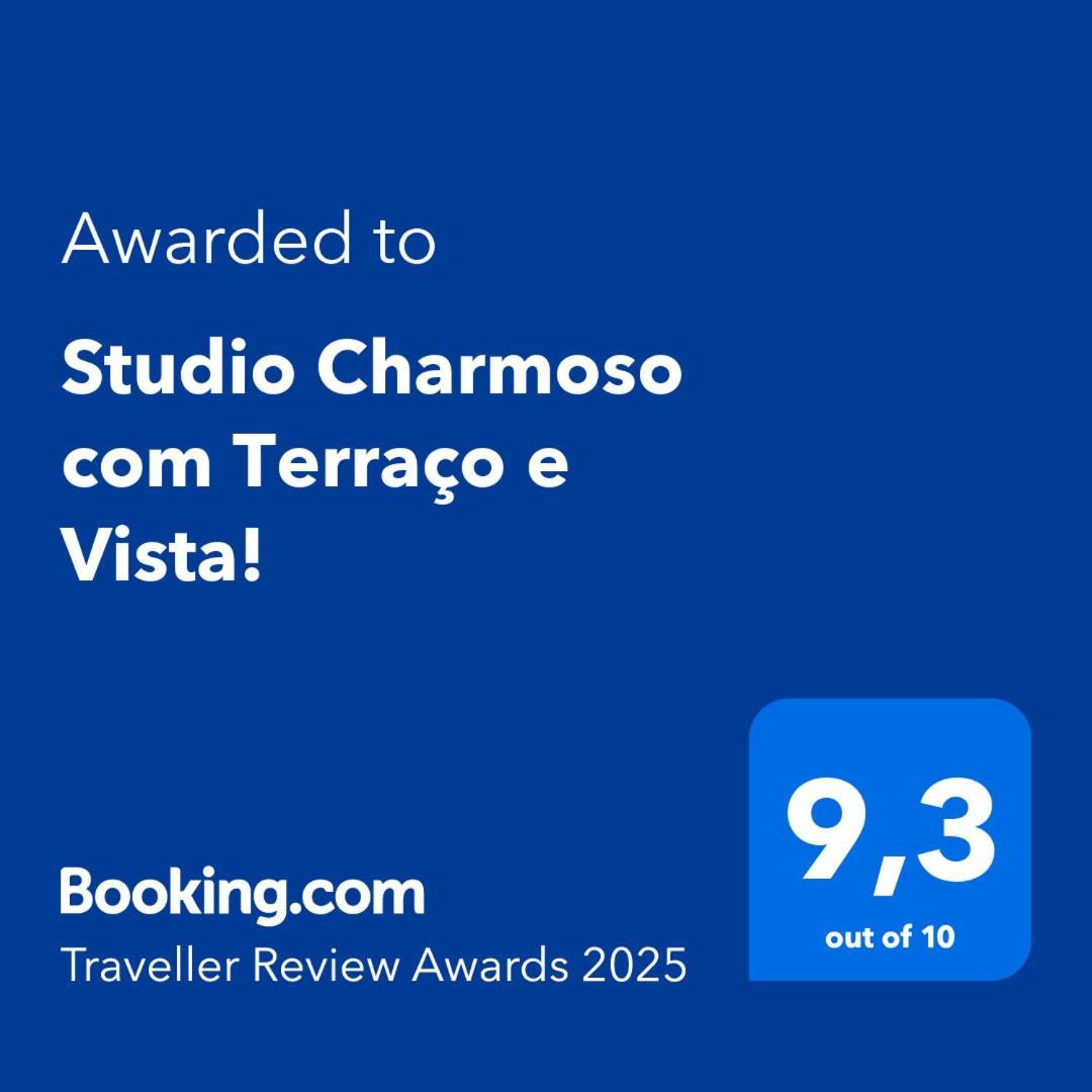Studio Charmoso Com Terraco E Vista! Sao Paulo Dış mekan fotoğraf